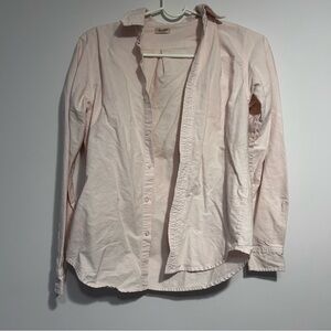 John Galt Brandy Melville Light Pink Button-Up Shirt